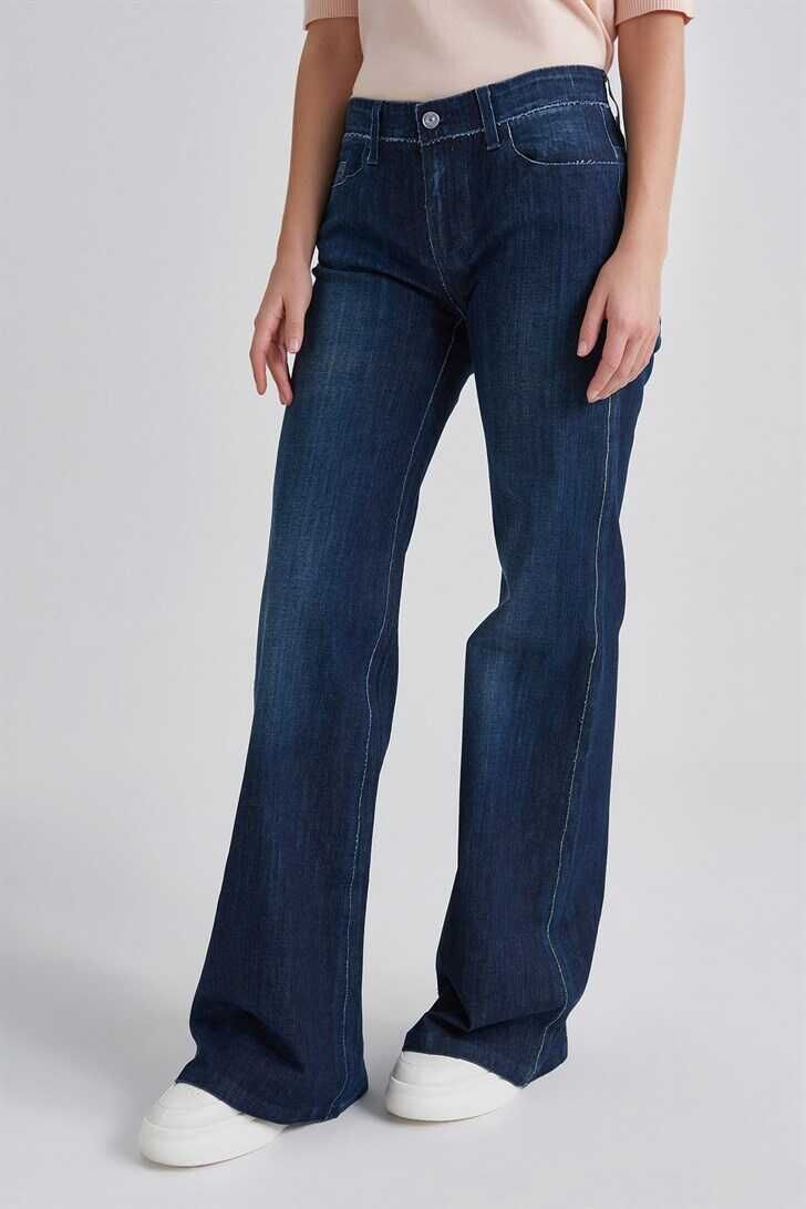 7 For All Mankind Kadın İspanyol Paça Jeans - 10