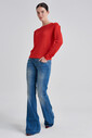 7 For All Mankind Kadın İspanyol Paça Jeans - Thumbnail