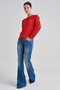 7 For All Mankind Kadın İspanyol Paça Jeans - Thumbnail