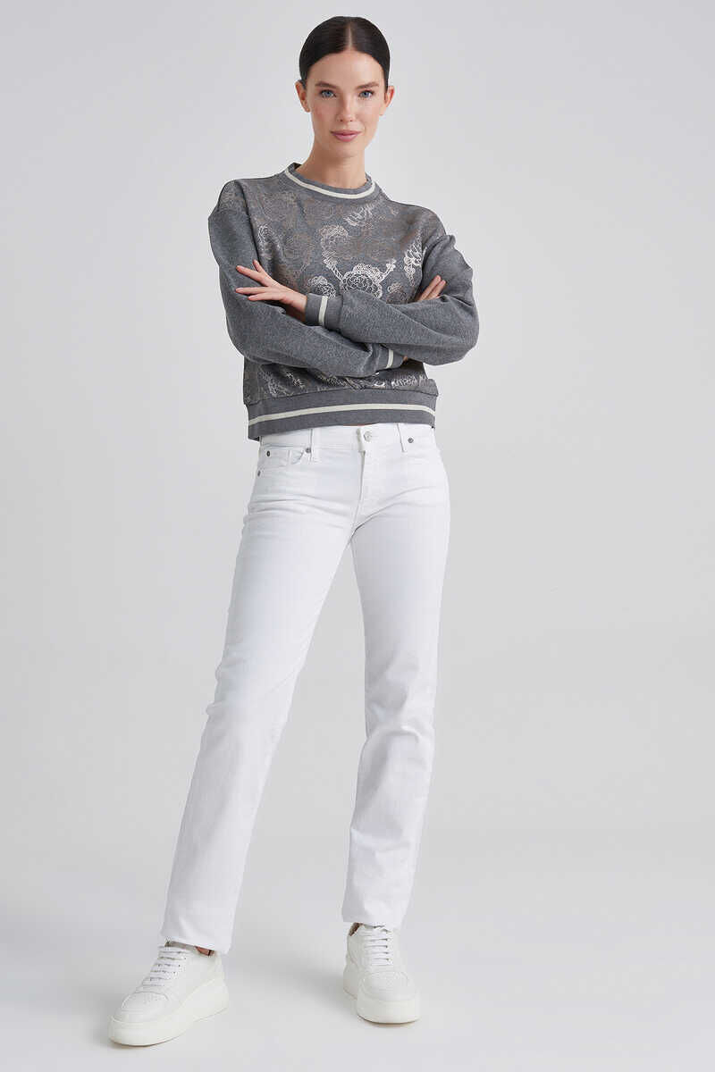 7 For All Mankind Kadın Normal Paça Jeans - 1