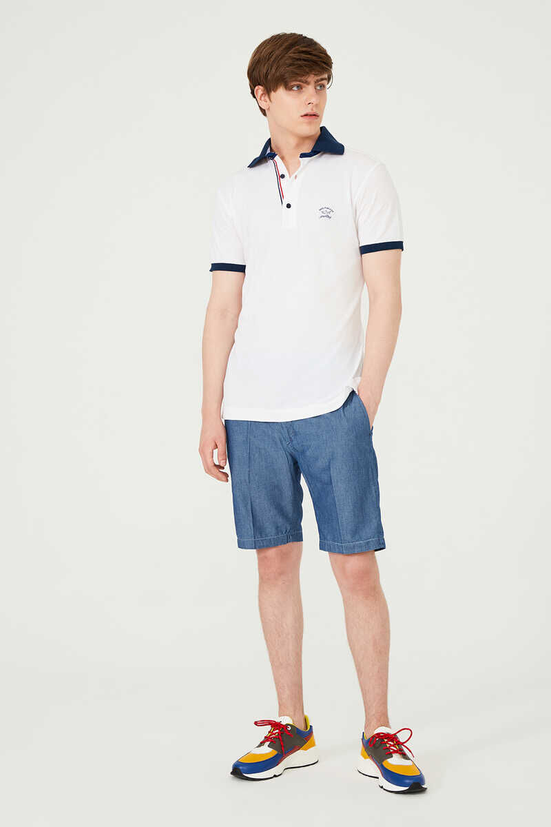 Armati Di Mare Denim Erkek Bermuda Şort - 1