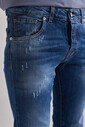 Baldinini Erkek Normal Bel Dar Paça Jeans - Thumbnail