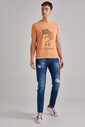 Baldinini Erkek Normal Bel Dar Paça Jeans - Thumbnail