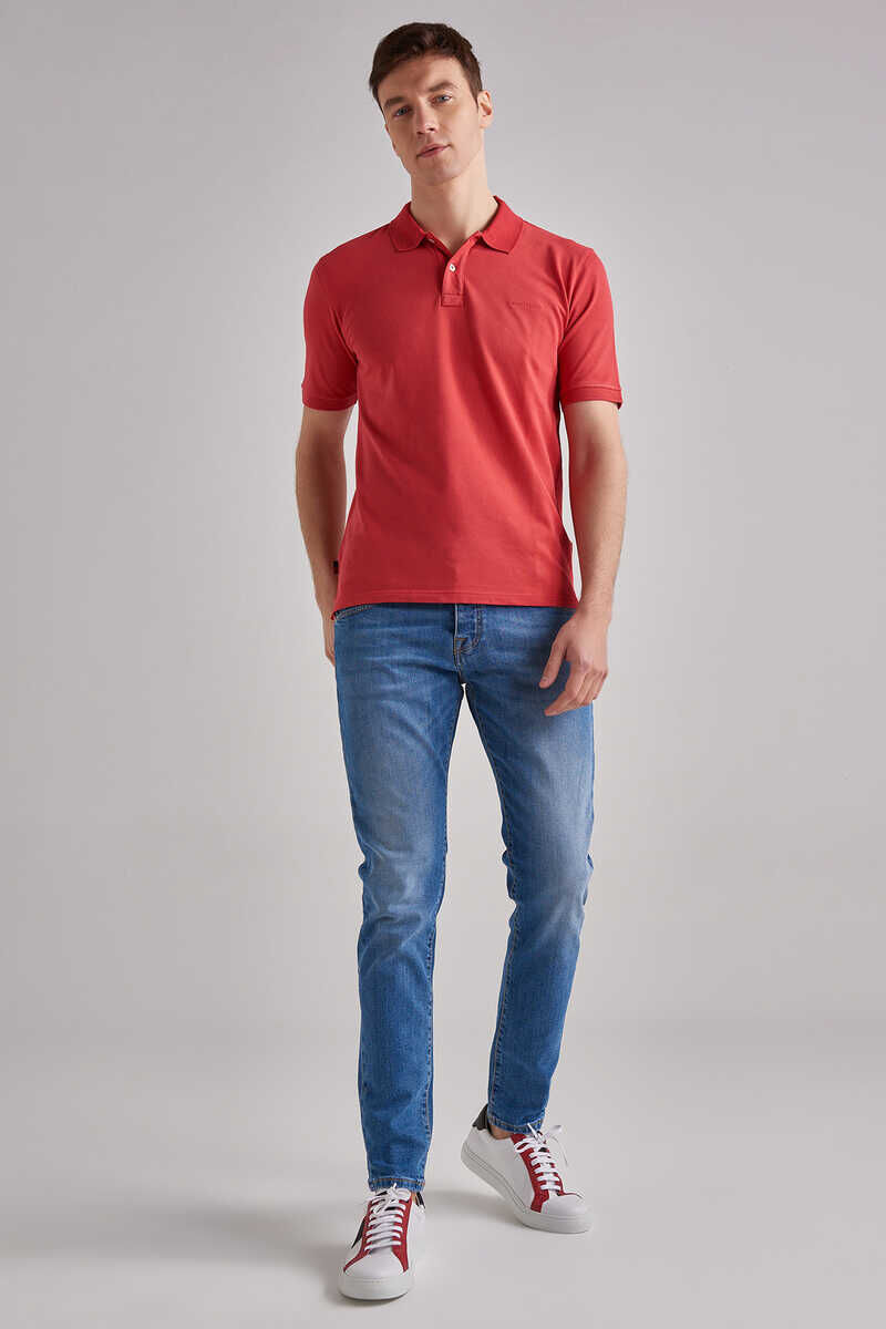 Baldinini Normal Bel Dar Paça Erkek Jeans - 1