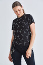 Balenciaga Eyfel Kulesi Desenli Kadın T-Shirt - Thumbnail