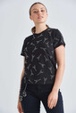 Balenciaga Eyfel Kulesi Desenli Kadın T-Shirt - Thumbnail