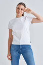 Balenciaga Kadın Bisiklet Yaka T-Shirt - Thumbnail