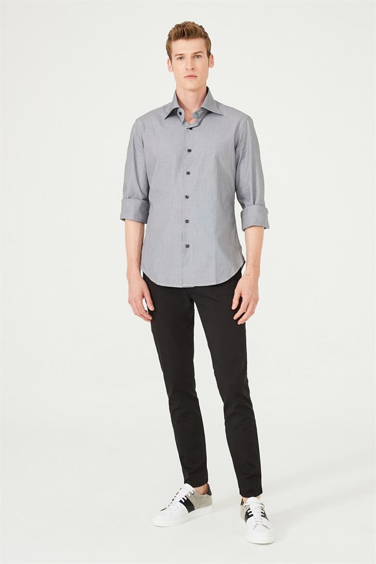 Billionaire Erkek Uzun Kollu Slim Fit Gömlek - 7