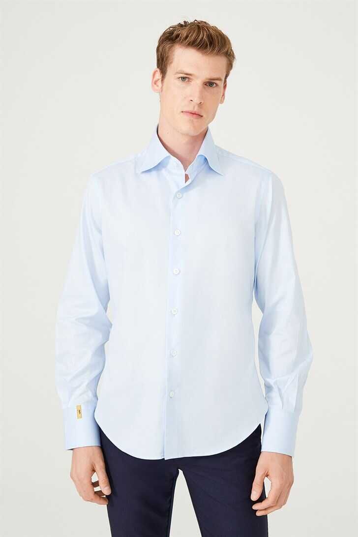 Billionaire Slim Fit Erkek Uzun Kollu Gömlek - 1