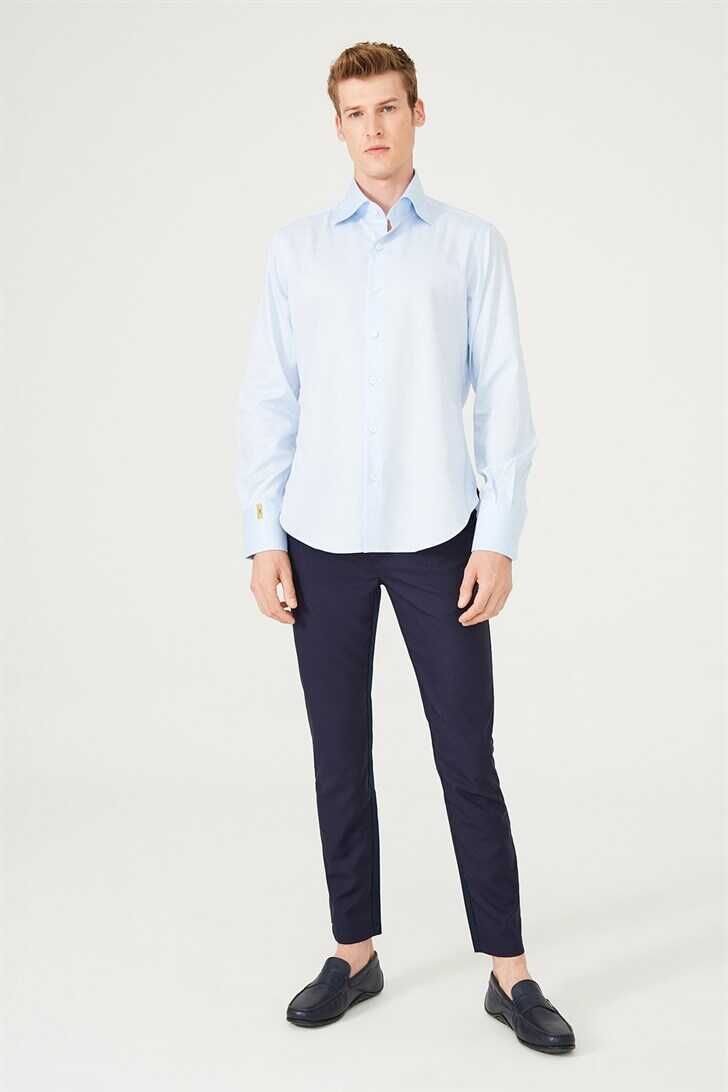 Billionaire Slim Fit Erkek Uzun Kollu Gömlek - 3
