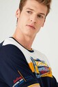 Bisiklet Yaka Erkek T-Shirt - Thumbnail