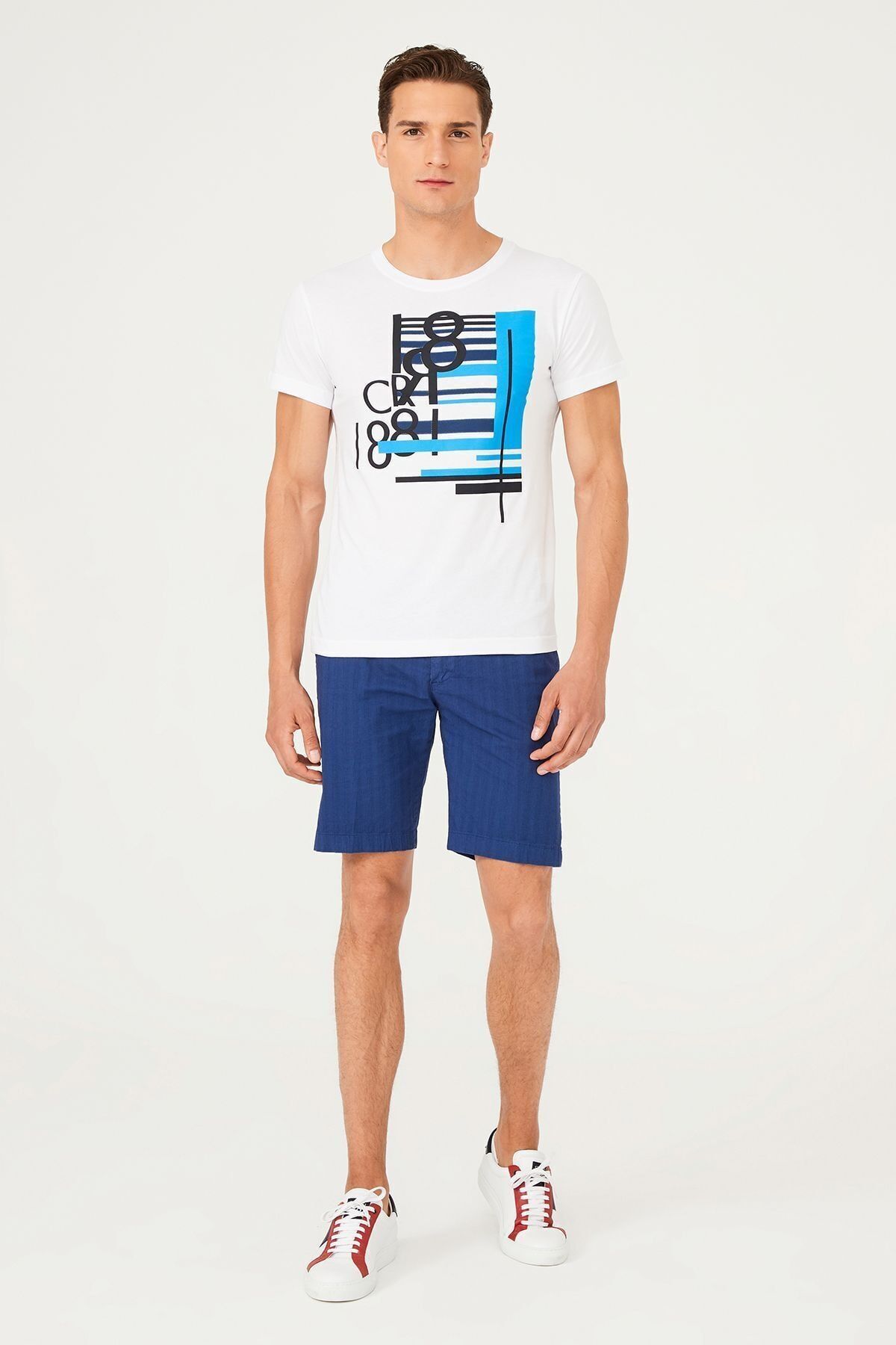 Bisiklet Yaka Erkek T-Shirt - 11