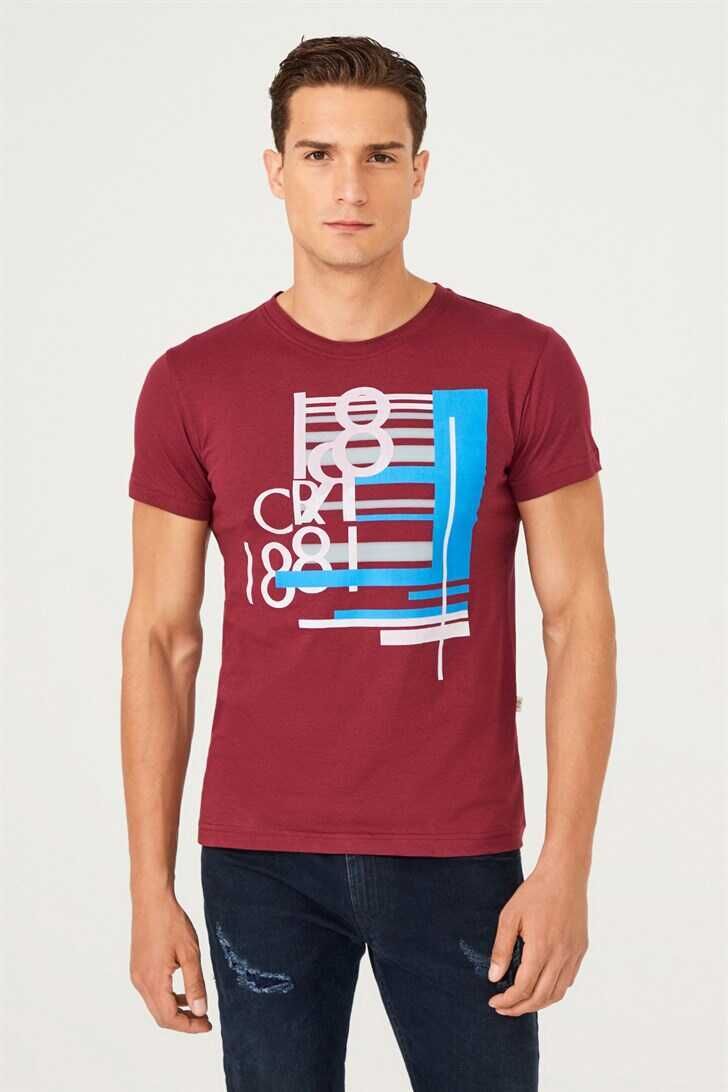 Bisiklet Yaka Erkek T-Shirt - 8