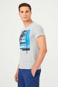 Bisiklet Yaka Erkek T-Shirt - Thumbnail