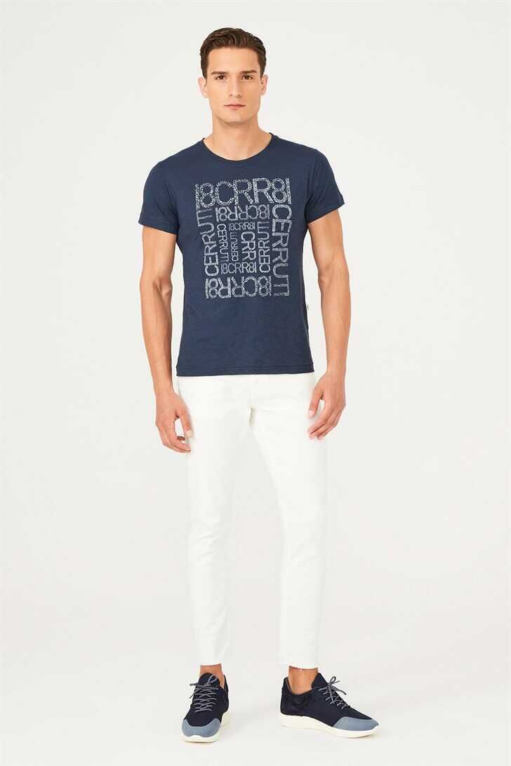 Bisiklet Yaka Erkek T-Shirt - 4