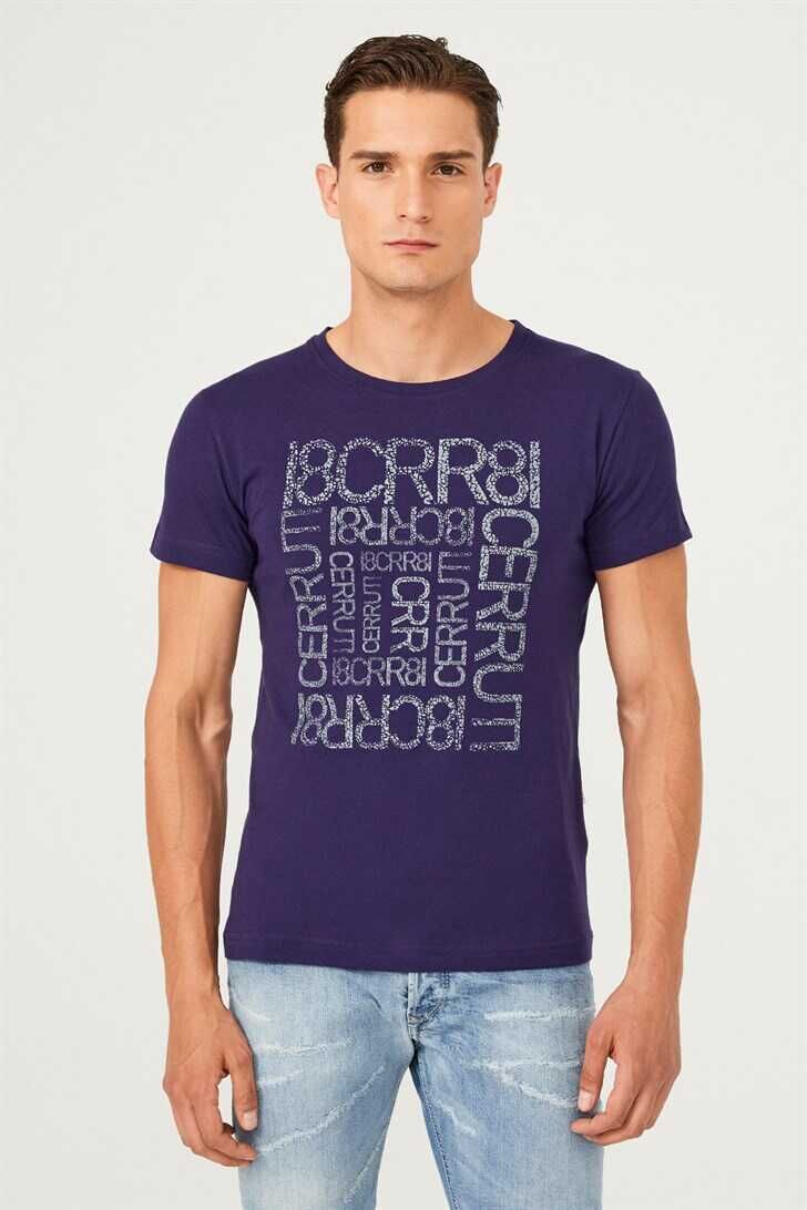 Bisiklet Yaka Erkek T-Shirt - 1
