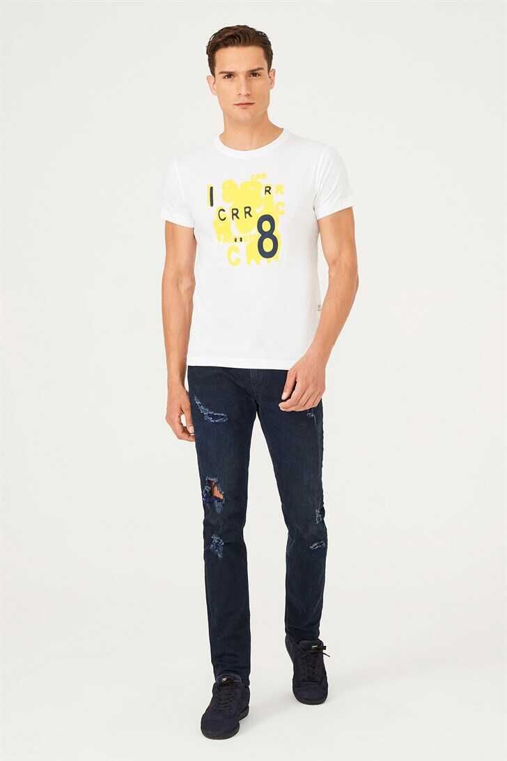 Bisiklet Yaka Erkek T-Shirt - 4