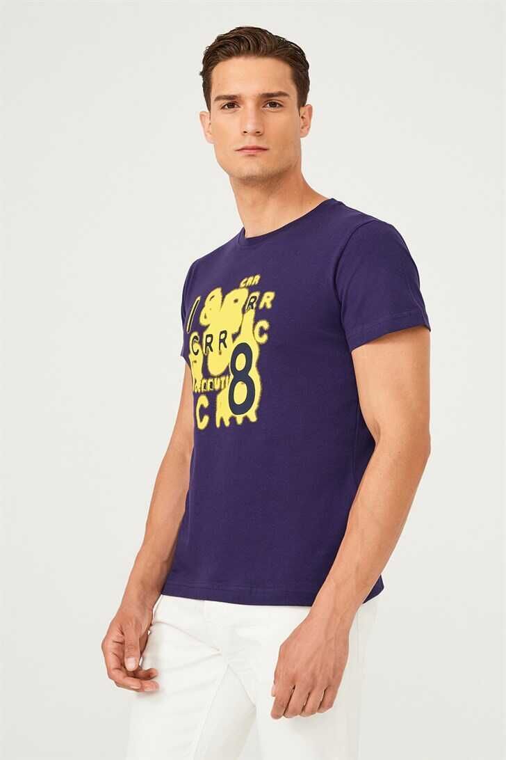 Bisiklet Yaka Erkek T-Shirt - 2