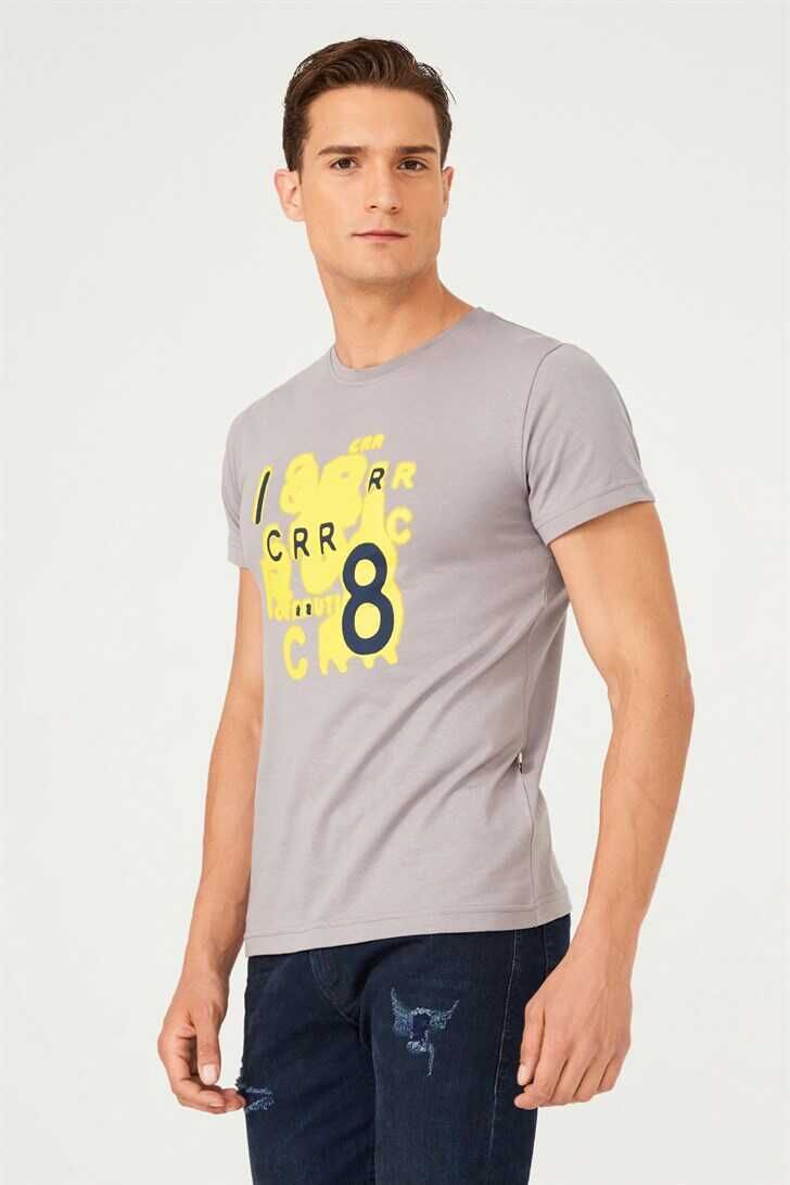 Bisiklet Yaka Erkek T-Shirt - 2