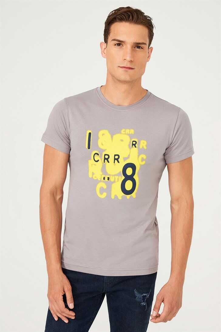Bisiklet Yaka Erkek T-Shirt - 8