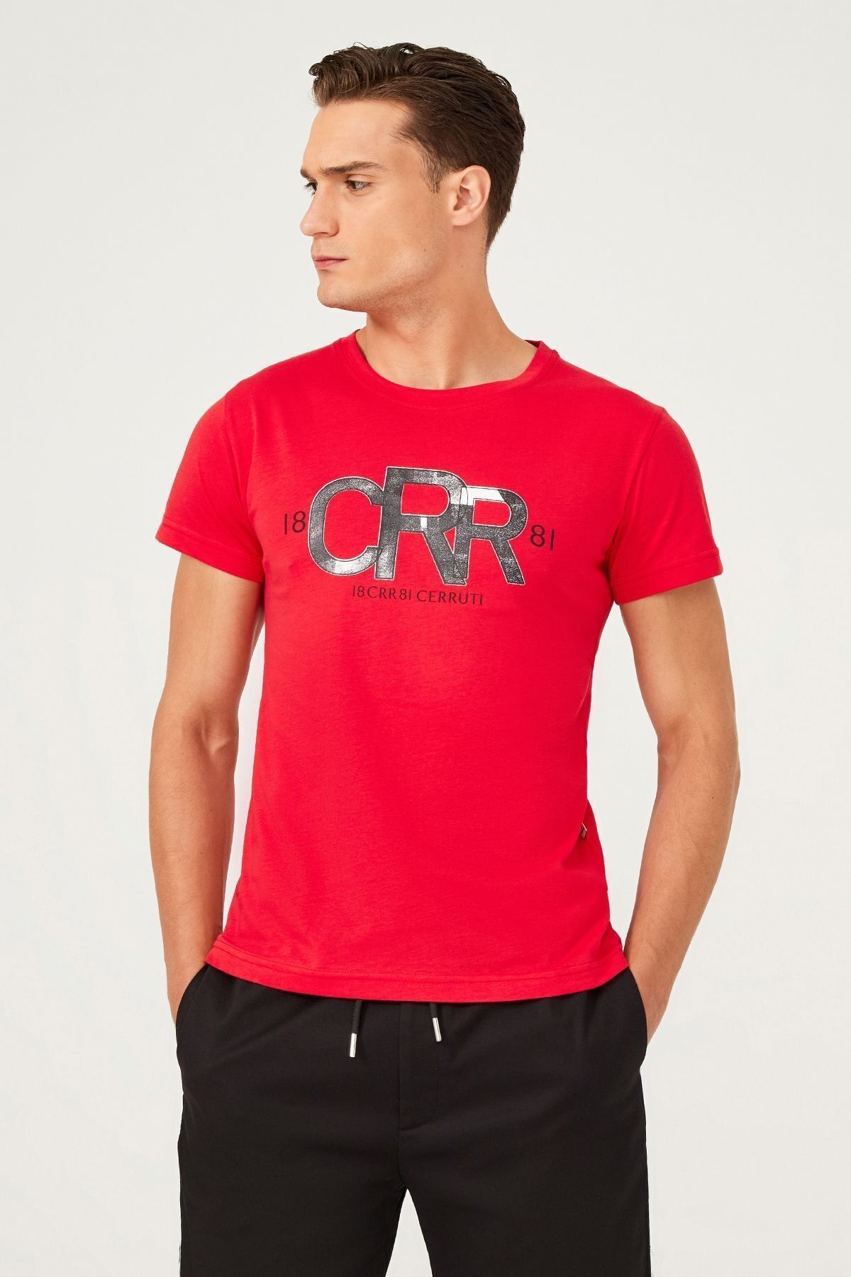 Bisiklet Yaka Erkek T-Shirt - 9