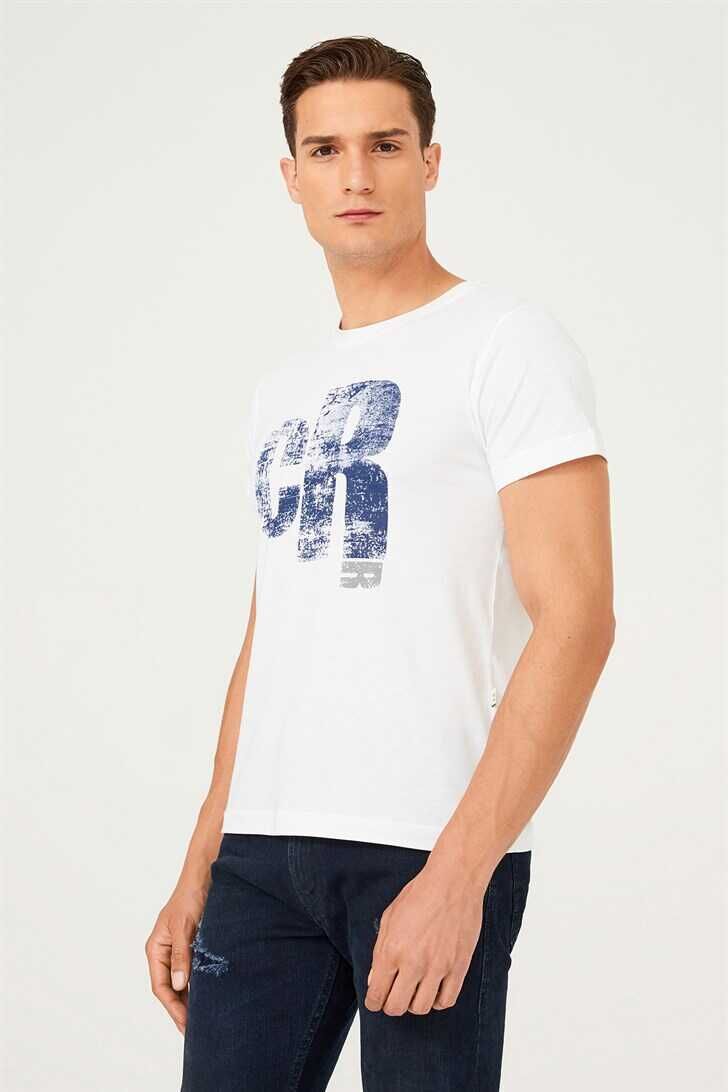 Bisiklet Yaka Erkek T-Shirt - 4