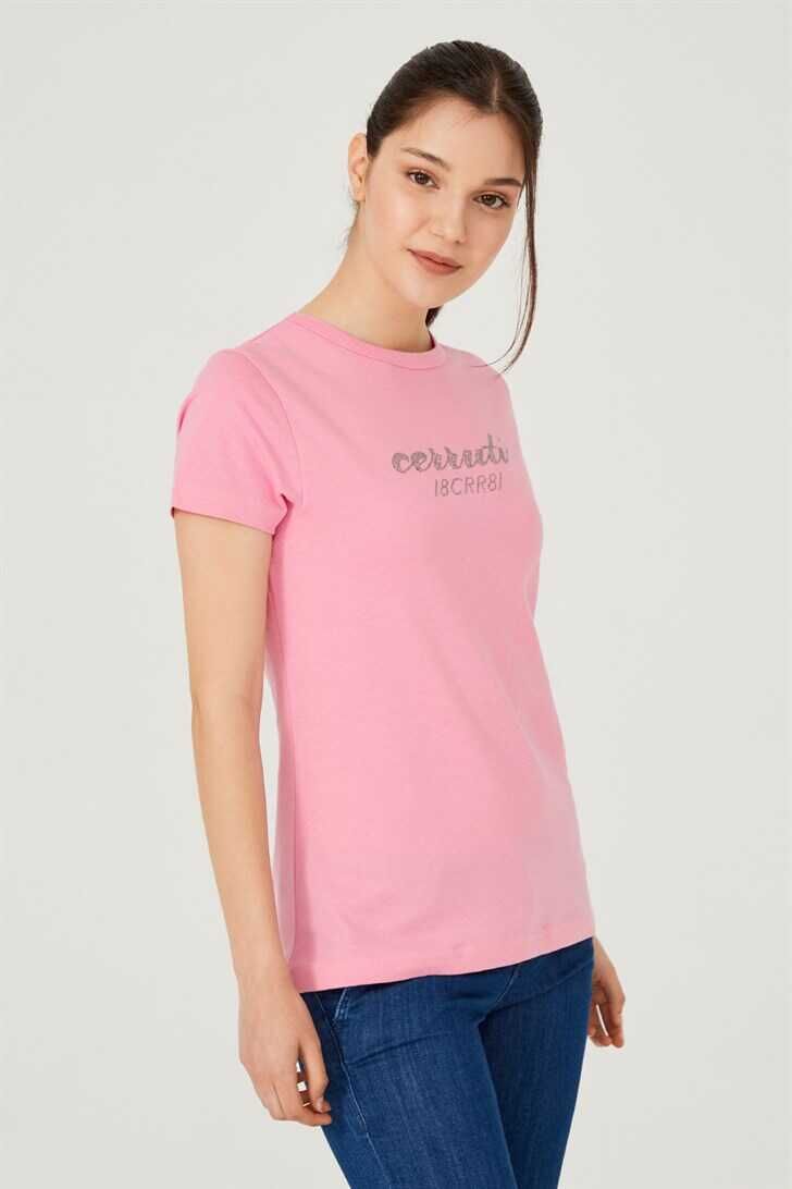 Bisiklet Yaka Kadın T-Shirt - 2
