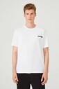 Bisiklet Yaka Logolu Erkek T-Shirt - Thumbnail