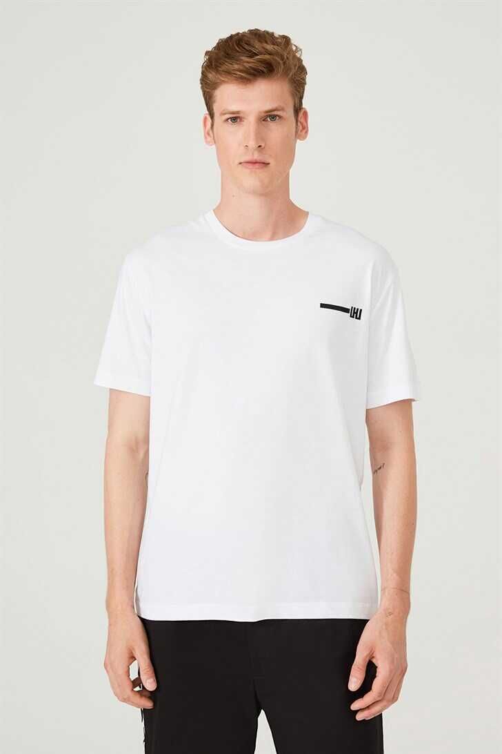 Bisiklet Yaka Logolu Erkek T-Shirt - 3
