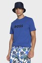 Boss Yazılı Erkek Bisiklet Yaka T-Shirt - Thumbnail