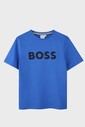 Boss Yazılı Erkek Bisiklet Yaka T-Shirt - Thumbnail