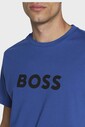 Boss Yazılı Erkek Bisiklet Yaka T-Shirt - Thumbnail