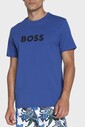 Boss Yazılı Erkek Bisiklet Yaka T-Shirt - Thumbnail