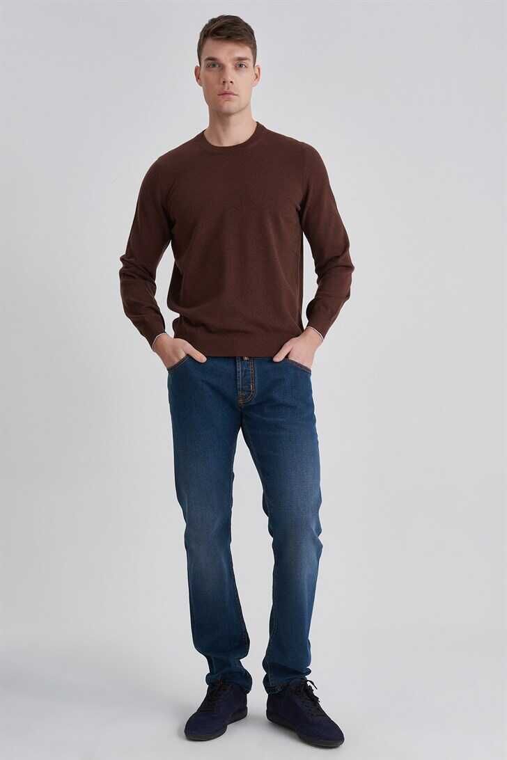 Brunello Cucinelli Erkek Kaşmir Kazak - 6