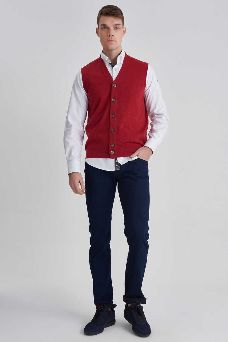 Brunello Cucinelli Erkek Kaşmir Yelek - 1