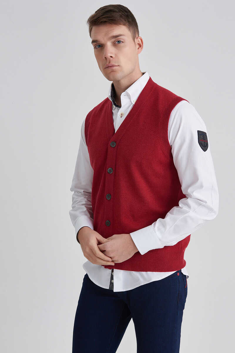 Brunello Cucinelli Erkek Kaşmir Yelek - 3