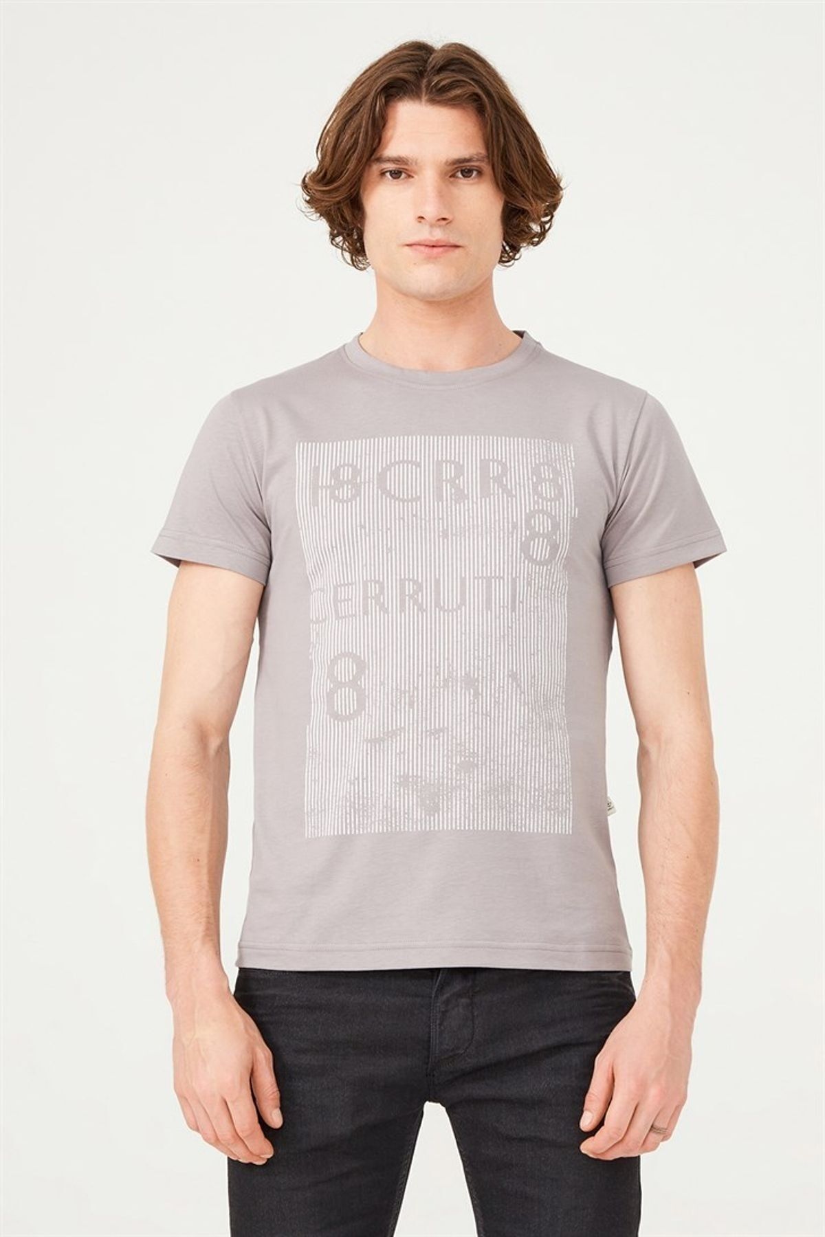 Cerruti 1881 Erkek Bisiklet Yaka T-Shirt - 9