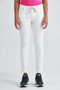 Diesel Normal Paça Beli Lastikli Kadın Jeans - Thumbnail