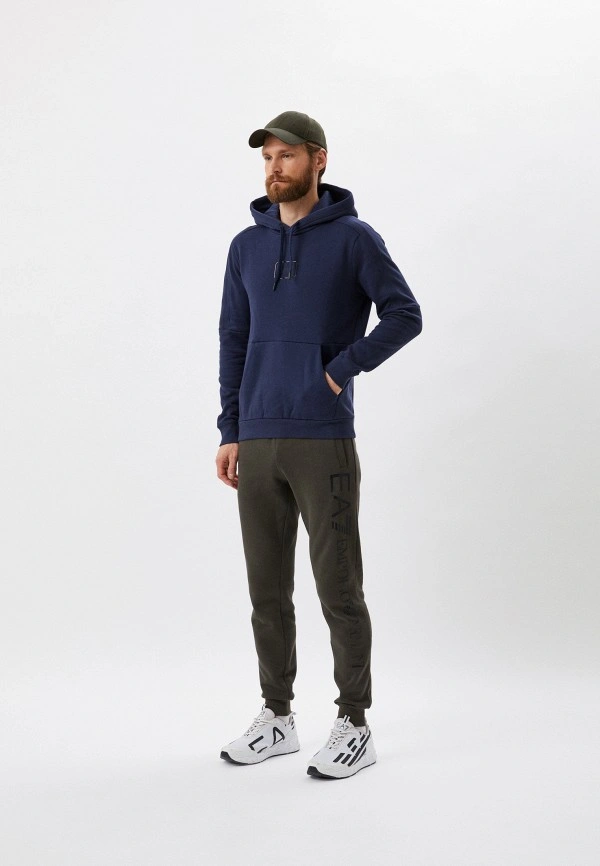 EA7 Kapşonlu Cepli Erkek Sweatshirt - Thumbnail