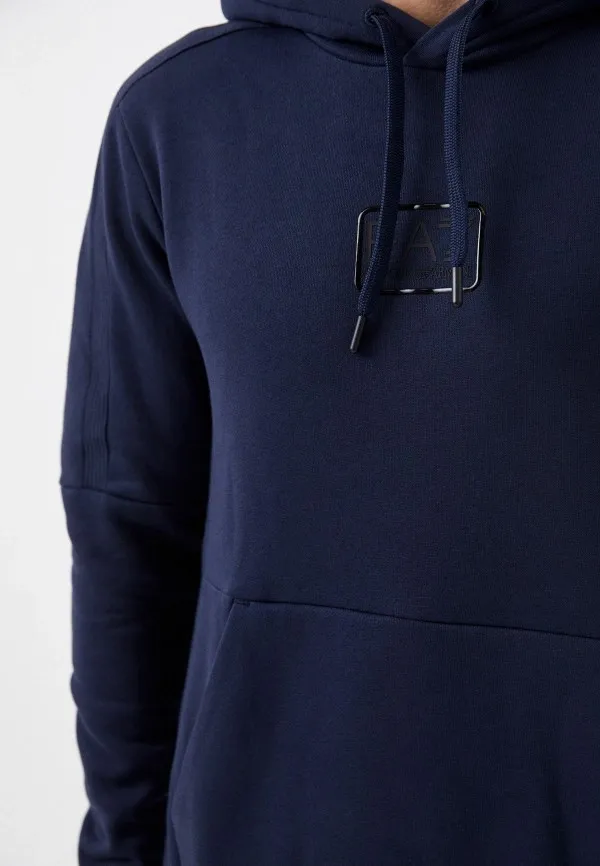 EA7 Kapşonlu Cepli Erkek Sweatshirt - 5