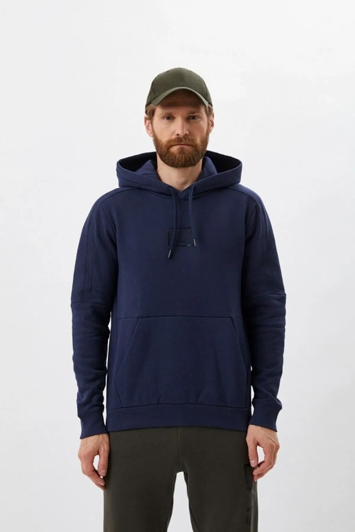 EA7 Kapşonlu Cepli Erkek Sweatshirt - 9