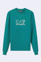 EA7 Logolu Bisiklet Yaka Erkek Sweatshirt - Thumbnail
