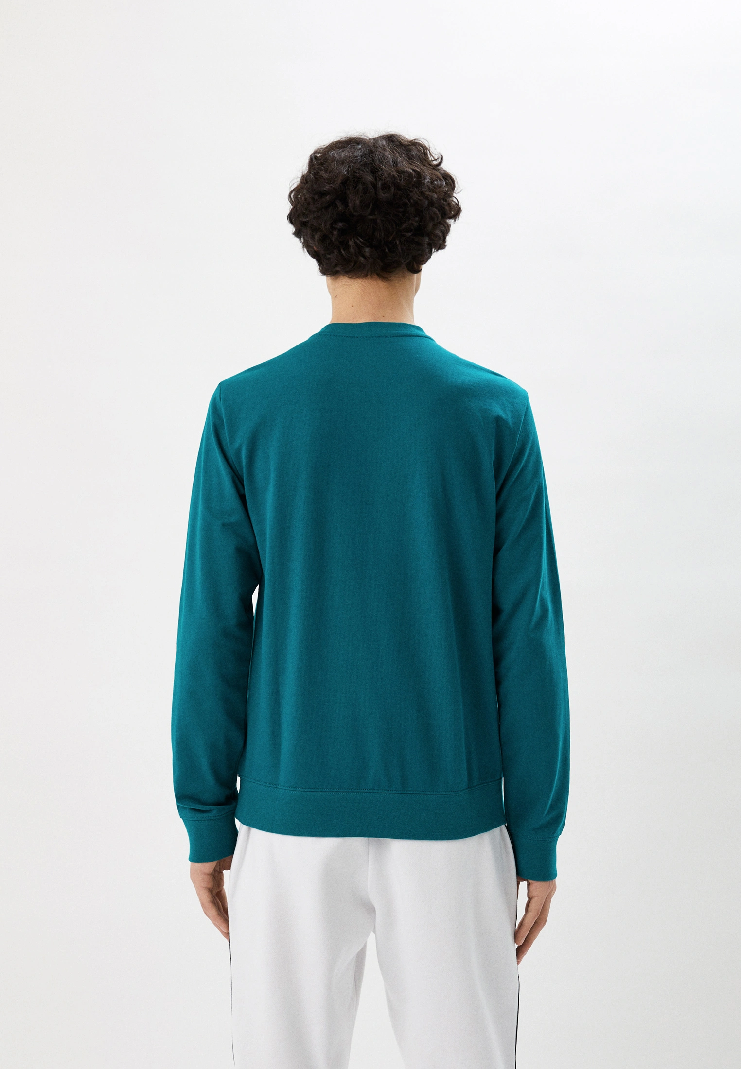 EA7 Logolu Bisiklet Yaka Erkek Sweatshirt - Thumbnail