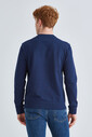 EA7 Logolu Bisiklet Yaka Erkek Sweatshirt - Thumbnail