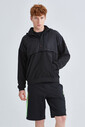 EA7 Oversize Kapşonlu Erkek Sweatshirt - Thumbnail