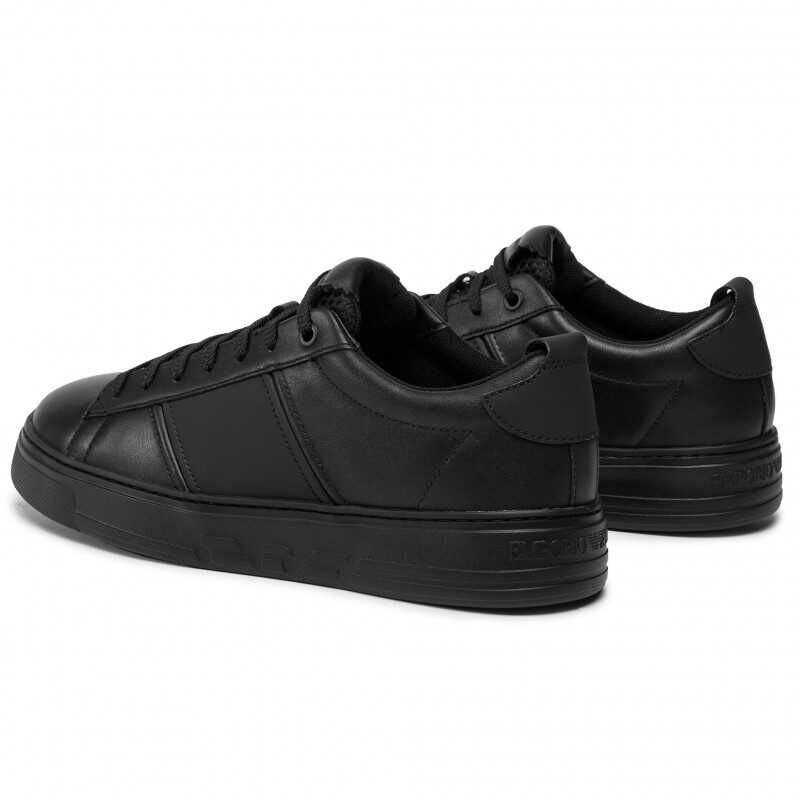 Emporio Armani Bağcıklı Deri Sneaker - 3