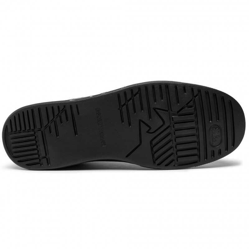 Emporio Armani Bağcıklı Deri Sneaker - 4