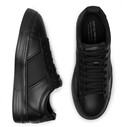 Emporio Armani Bağcıklı Deri Sneaker - Thumbnail
