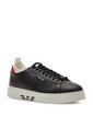 Emporio Armani Erkek Bağcıklı Deri Sneaker - Thumbnail