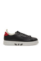 Emporio Armani Erkek Bağcıklı Deri Sneaker - Thumbnail